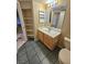 Bathroom with a vanity, toilet, and tiled floor at 8725 W Flamingo Rd # 241, Las Vegas, NV 89147