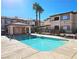 Inviting community swimming pool with ample deck space at 8725 W Flamingo Rd # 241, Las Vegas, NV 89147