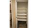 Additional storage closet with shelving at 8725 W Flamingo Rd # 241, Las Vegas, NV 89147