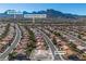 Aerial view of a home near the highway and golf course at 10301 Long Leaf Pl, Las Vegas, NV 89134