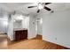 Bright dining area with wood flooring and ceiling fan at 2451 N Rainbow Blvd # 1083, Las Vegas, NV 89108