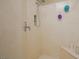 Clean shower with built-in seat at 1441 Palm Dr, Laughlin, NV 89029