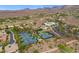 Community tennis courts with surrounding landscape at 7 Summit Walk Trl, Henderson, NV 89052