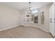 Bright dining area with access to the backyard and pool at 8100 Sedona Sunset Dr, Las Vegas, NV 89128