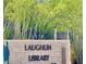 Laughlin Library sign, indicating nearby amenities at 1916 Las Palmas Ln # 214, Laughlin, NV 89029