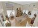 High-ceilinged living room with hardwood floors and ample natural light at 2336 Tilden Way, Henderson, NV 89074