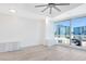 Spacious bedroom with hardwood floors and city views at 4575 Dean Martin Dr # 2211, Las Vegas, NV 89103