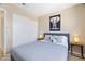 Cozy bedroom with a double bed and plenty of closet space at 8213 Grassy Point Cir, Las Vegas, NV 89145