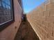 Side yard with AC unit and block wall at 2652 Rue Marquette Ave, Henderson, NV 89044