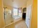 Primary bathroom with soaking tub and shower at 2710 Mustang Pass St, Laughlin, NV 89029