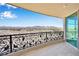 Spacious balcony offering scenic views and an ornate railing at 9103 Alta Dr # 1101, Las Vegas, NV 89145