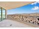 Private balcony with scenic views and ornate railing at 9103 Alta Dr # 1101, Las Vegas, NV 89145