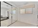 Bright bedroom with mirrored closet doors and window coverings at 11755 Garland Grove Ln, Las Vegas, NV 89183