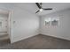 Bright bedroom with ceiling fan and carpeting at 303 Vallarte Dr, Henderson, NV 89014