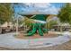 Community playground with shade structure and play equipment at 7579 Harwich Bay Ave, Las Vegas, NV 89179