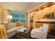 Open living area with kitchenette and city views at 2000 Fashion Show Dr # 2702, Las Vegas, NV 89109