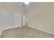 Bedroom with double door closet and tiled floor at 2210 Bensley St, Henderson, NV 89044