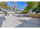 Large backyard with gravel and mature trees at 2670 Palma Vista Ave, Las Vegas, NV 89121