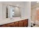 Bathroom boasts double vanity and a separate shower and tub at 445 Venticello Dr, Las Vegas, NV 89138