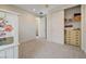 Bright bedroom with ample closet space and plush carpeting at 445 Venticello Dr, Las Vegas, NV 89138