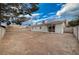 Large backyard with covered patio and open space at 4605 Shoen Ave, Las Vegas, NV 89110