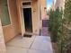 Small patio with access to the interior of the home at 6554 Roundstone Bog Ave, Las Vegas, NV 89139