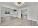 Bright dining room with hardwood floors and chandelier at 1501 Strong Dr, Las Vegas, NV 89102