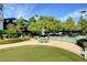 Relaxing patio with seating and putting green at 322 Karen Ave # 2003, Las Vegas, NV 89109