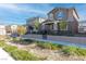 Two story home with landscaped yard and a block wall at 3562 Pontesei Ln, Henderson, NV 89044