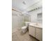 Clean bathroom featuring a shower, toilet and vanity at 540 Elm Dr # 202, Las Vegas, NV 89169