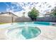 Relaxing pool with a spa and ample surrounding deck space at 909 Smith St, Las Vegas, NV 89108