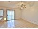 Spacious dining area with tile floors and sliding door access at 184 Fallon Dr, Henderson, NV 89074