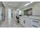 Spa-like bathroom with double vanity and large shower at 3423 Spanish Winds Ct, Las Vegas, NV 89141