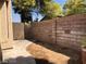 Landscaped side yard with concrete pathway at 4483 Via San Marco, Las Vegas, NV 89103