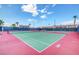 Two lighted tennis courts for recreation at 5301 River Glen Dr # 210, Las Vegas, NV 89103