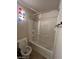 Clean bathroom with shower/tub combo and toilet at , Las Vegas, NV 89108