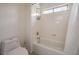 Simple bathroom with shower/tub combo and toilet at 2662 Sunday Grace Dr, Henderson, NV 89052