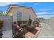 Virtually staged backyard with patio furniture at 4926 Droubay Dr, Las Vegas, NV 89122