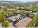 Community tennis courts with ample space for recreation at 10638 Mandarino Ave, Las Vegas, NV 89135