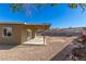 Large backyard with covered patio and expansive open space at 331 Lime Cir, Henderson, NV 89015