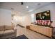 Bright living room with hardwood floors and modern decor at 434 Fortissimo St, Henderson, NV 89011