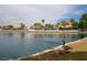 Calm lake with geese near waterfront homes at 7844 Bluewater Dr, Las Vegas, NV 89128