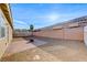 Private backyard with brick patio and fire pit at 1153 Pine Cove Ct, Henderson, NV 89011