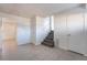 Open basement area with stairs and closets at 6121 Fairwood Cir, Las Vegas, NV 89107