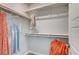 Well-organized closet with ample hanging and shelving space at 344 Banished Ave # 2, North Las Vegas, NV 89031