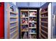 Well-organized pantry with ample shelving at 4365 El Como Way, Las Vegas, NV 89121