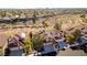 Aerial view showcasing house, yard, and neighborhood at 8229 Sedona Sunrise Dr, Las Vegas, NV 89128