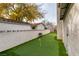 Artificial turf putting green in the backyard at 3618 Storrie Ct, Las Vegas, NV 89103