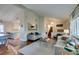 Light and airy living room with hardwood floors and stylish decor at 3618 Storrie Ct, Las Vegas, NV 89103