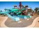 Community waterpark with slides and play structures for  at 433 Hidden Hole Dr, Las Vegas, NV 89148